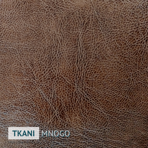 Фото материала T-24(арт.) Кожа искусственная - внешний вид, цвет коричневый, рисунок однотонный, производитель Китай