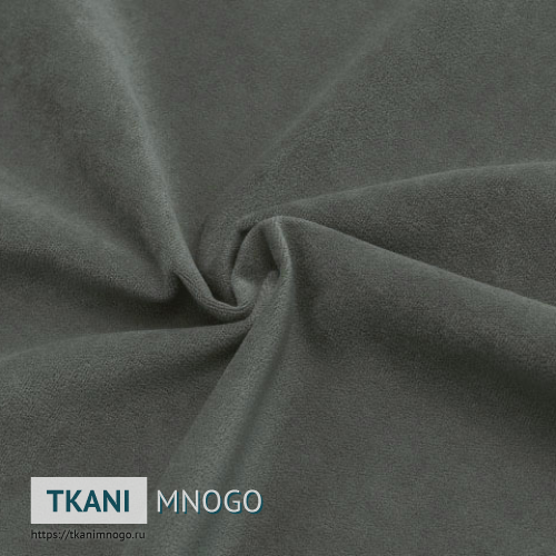 Фото материала велюра “20” (однотонный серый)