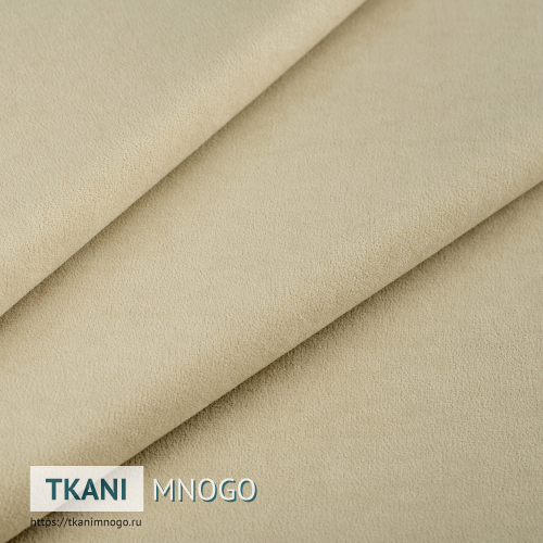 Фото фактуры велюра “37” (однотонный бежевый)