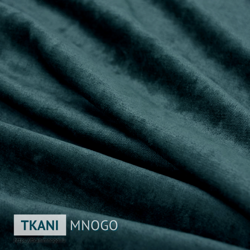 Фото внешнего вида велюра “20” (однотонный зеленый)