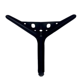 Опора угловая М015 Н150 черная (хромированные опора)
 - Опоры для мебели хромированные