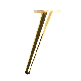 Опора - М011 Н300 золото - опора для дивана, для кровати, для кресла
 - Опоры мебельные металлические
